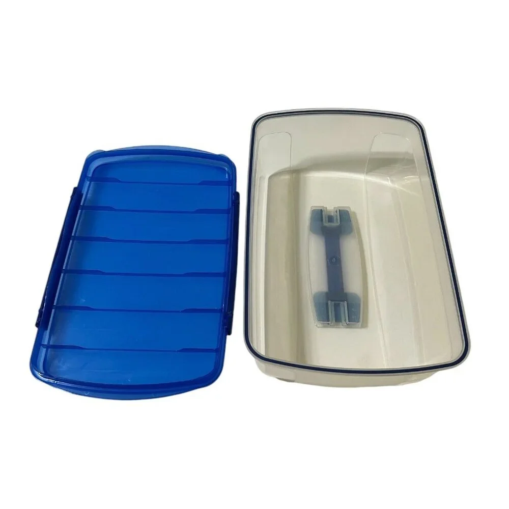 Lock N Lock Cupcake Cake Carrier Holder Egg Storage Container Blue HLS1040